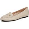 Vionic Women's Hayes Ballet Flat, Parchment Beige Leather, 6 UK Wide