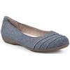 Cliffs BY White Mountain Clara Women's Ballet Flat, Dkblue/Fabric, 11 M