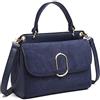 Miss Lulu Borsa Tracolla Donna Medie, Borsa a Mano con Manico Superiore in Similpelle e Camoscio Vintage, Elegante E Squisita