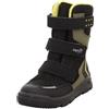 Superfit Mars Warm gefütterte Gore-Tex, Stivali da Neve, Schwarz/Gelb 0000, 26 EU Larga