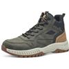 s.Oliver Uomo WL Lace Boot 5-16245-43, Stivali da Neve, Khaki Comb, 41 EU