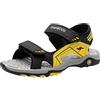 KangaROOS K-Everest, Sandali, Jet Black Sun Yellow, 28 EU