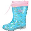 Lico Power Blinky, Stivali in Gomma, Turchese e Rosa, 31 EU