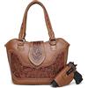 Montana West Western Tote Bag per le donne Tooled Borsa a tracolla Borse e borse da donna