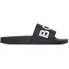BOSS Ciabatte da Bagno da Uomo bay it Slid, Nero1, 38 EU