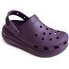 Crocs, Zoccolo schiacciato Unisex Adulto, Peluche Prugna, 40 UK Uomo/9 UK Donna