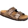 Dr. Scholl's Scholl Donna Josephine Sandalo, Dark Brown Gold, 38 EU