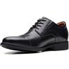 Clarks Whiddon cap Mens Black Leather, 7
