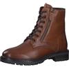 s.Oliver Stivali da Donna in Pizzo Flat 5-25219-41, Stivaletto, Cognac, 42 EU