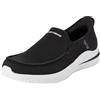 Skechers DELSON 3.0 CABRINO - Scivolare su, Black Knit,