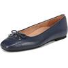 Vionic Scarpe Basse da Donna Klara, Pelle Nappa Navy, 7 UK Wide