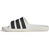 adidas Unisex - Adulto Adilette Flow Slides Sandal, Off White/Core Black/Off White, 39 EU