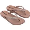 Ipanema Anat Lolita Fem - Flip Flop mit Glitzer - Damen Zehentrenner, BROWN/GLITTER BROWN, 37