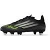 adidas Unisex - Bambini F50 League Soft Ground Football Boots Kids, Core Black/Iron Met./Lucid Lemon, 30 1/2 EU