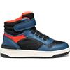Geox J Washiba Boy, Scarpe da Ginnastica, Blu Nero, 25 EU