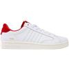 K-Swiss Lozan Klub Lth, Scarpe da Ginnastica Uomo, White Mars Red Snow White, 46 EU
