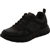 Skechers Track Bucolo, Scarpe running Uomo, Black Leather Mesh Trim, 47.5 EU