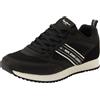 Pepe Jeans M to Tone Runner, Sneak Uomo, Nero, 44.5 EU
