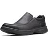 Clarks - Mens Bradley Free Shoes, Size: 10.5 W US, Color: Black Tumbled Leather
