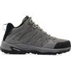 Columbia Redmond 4 Mid WP, Scarponi da trekking ed escursionismo a vita media, da uomo, grigio acciaio TI/Firefly, taglia 38