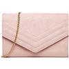Miss Lulu Pochette e Donna Clutch，Borsa Elegante Tracolla Piccola, Catena Metallica, per Appuntamenti, Balli, Feste, Viaggi