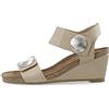 CA'SHOTT A/S Casalberta Velcro Button Sandal Leather, Tacco Donna, Talpa, 42 EU