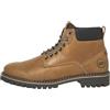 JACK & JONES Jfwqueensway - Stivale da uomo in pelle con lacci, miele, 42 EU