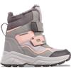 Lotto Hoonah Tex K Unisex Kids, Stivali a metà Polpaccio, Rosa Grigia, 26 EU