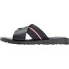 Tommy Hilfiger Core Hilfiger Lth Criss C Sandal Fm0fm05783 Sandali piattiUomo