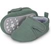 Sterntaler Scarpine per Gattonare, Mocassino Basso Bimbo 0-24, Verde Scuro, 18 EU