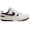 Nike Gamma Force Scarpe per Il Tempo Libero da Donna White/Burgundy Crush/Black/Sai 41