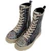 DOGO Women Vegan Leather Multicolor Long Boots - Promise You Design