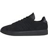 Adidas Uomo Advantage 2.0 Shoes, Core Black/Glow Blue/Carbon, 36 EU