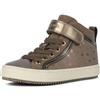 Geox J KALISPERA GIRL, Sneakers Bambine e ragazze, Grigio Smoke Grey, 30 EU