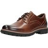 Clarks Batcombe Hall Uomo Scarpe Larghe, Marrone Marrone Scuro Tan Lea, 39.5 EU