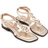 GIOSEPPO EPPING, Sandali piatti da donna, platino, 40 EU, Platino, 40 EU