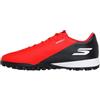 Skechers SKX_2 Academy TF - Scarpe da Calcio da Uomo, Leggere, con Controllo preciso, Colore Rosso/Sintetico con Finiture Nere, Taglia 36