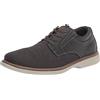 Nunn Bush Men's Otto Plain Toe Knit Oxford Lace Up with Lightweight Sole, Gray, 13 Wide