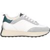 Geox Scarpe da Ginnastica da Donna, D Amabel, Bianco, 40 EU, Bianco, 40 EU
