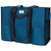 TOPDesign Borsa tote impermeabile con 13 tasche esterne e interne, chiusura superiore con cerniera e supporto inferiore spesso, per donne che lavorano, insegnanti, infermieri, contabili, Azzurro,