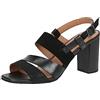 CAPRICE 9-9-28303-20, sandalo tacco Donna, Nero (Pettine Nero), 38 EU
