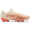 Puma Scarpe da Calcio Unisex Future 9 Match Fusion Fg/AG Sugared Almond Bianco Ultrarot Nero, 42 EU