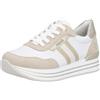 Remonte Rieker D1331 - Sneaker Basse, da Donna, 41 EU, Colore: Bianco
