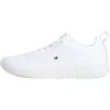 Tommy Hilfiger Uomo Sneakers Running Corporate Knit Rib Runner Scarpe Sportive, Bianco (White), 42