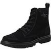 Calvin Klein Uomo Stivali Mezza Gamba Eva Boot Mid Lace Up Iconic con Lacci, Nero (Triple Black), 46