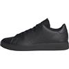 adidas Uomo Advantage Base 2.0 Shoes, Core Black/Core Black/Grey Six, 40 EU