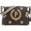 Pollini BORSA A TRACOLLA HERITAGE CON LOGO ALL-OVER