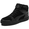 Puma Rebound Layup SD Fur, Scarpe da Ginnastica Unisex - Adulto, Nero (Puma Black-Castlerock), 47 EU