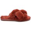 Scholl Softie Pantofole Donna Invernali con Pelliccia Sintentica, Soletta con Tecnologia Memory Cushion - Corallo - 40/41 EU