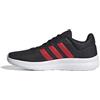 adidas Uomo Lite Racer 4.0 Shoes, Core Black/Better Scarlet/Better Scarlet, 44 EU